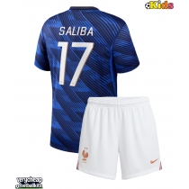 France William Saliba #17 Replica Home Minikit World Cup 2026 Short Sleeve (+ pants)